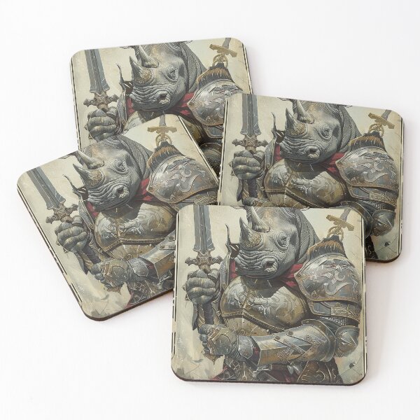 Item preview, Rhino Paladin - Tarot designed and sold by PyramidSchmear.