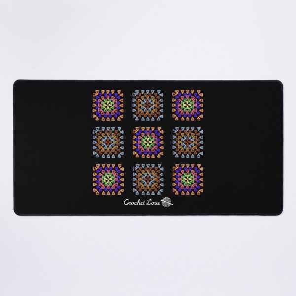 Item preview, Crochet Granny Squares Print. Sublimation Print Design. designed and sold by gloriamelrose.