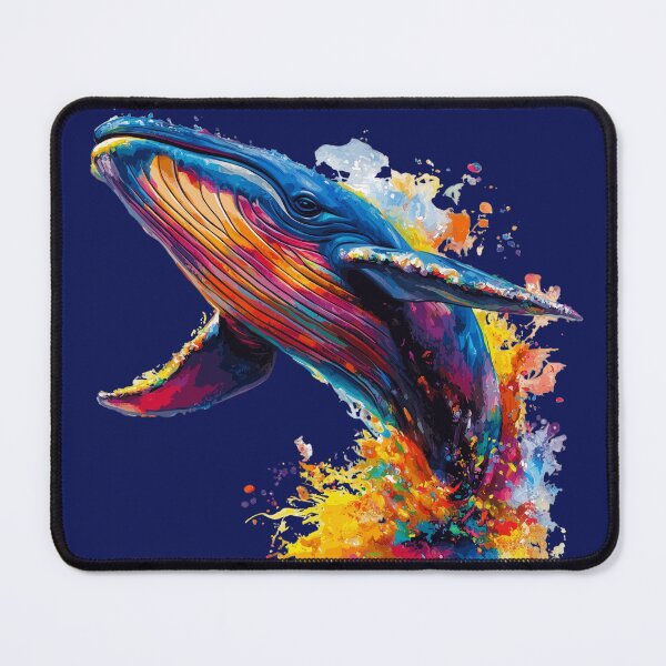 Item preview, Colorful Whale designed and sold by ACastilloArt.