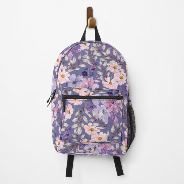 Item preview, Beautiful cute flowers with different colors and sizes, floral t shirt, floral bag , purple flowers pattern designed and sold by Humanity brush .