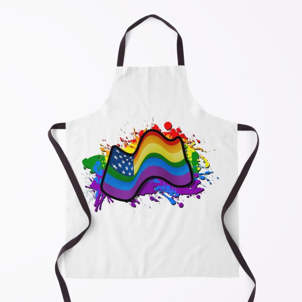 Item preview, Pride USA Flag with Ink Splats designed and sold by Pride4L.