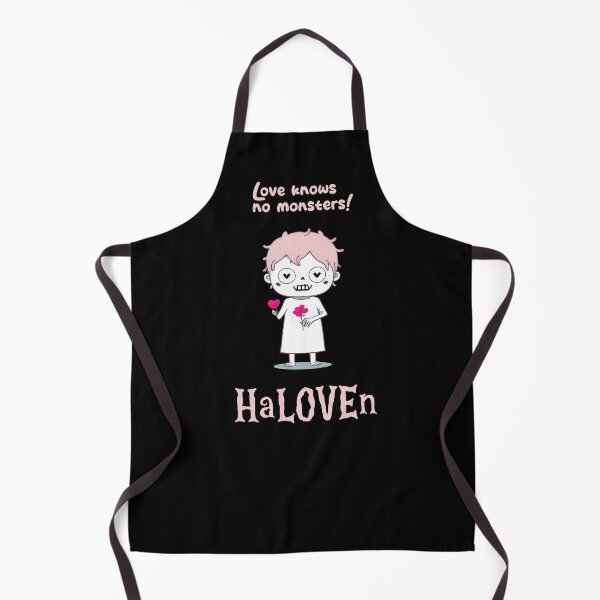 Item preview, Adorable HaLOVEn Monster with Heart Eyes and Flowers Cute Love Design designed and sold by Prime-Studio.