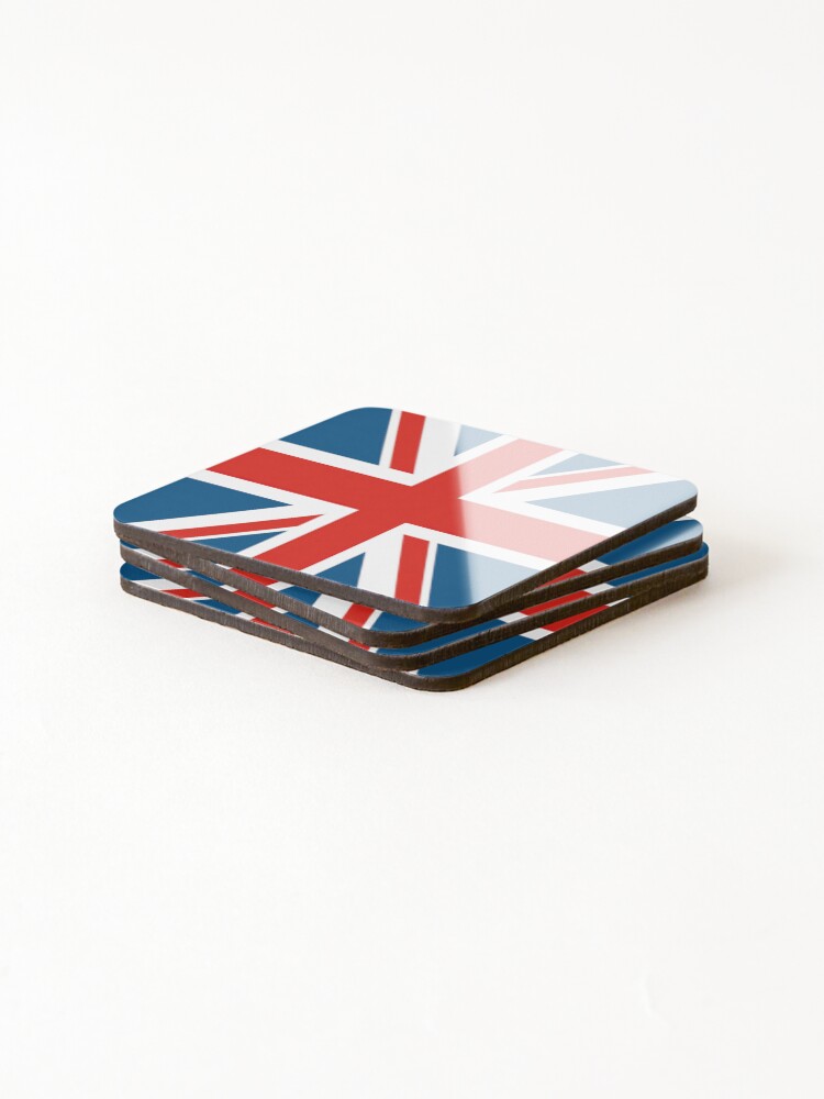 Thumbnail 4 of 5, Coasters (Set of 4), Union Jack designed and sold by Ravvick.