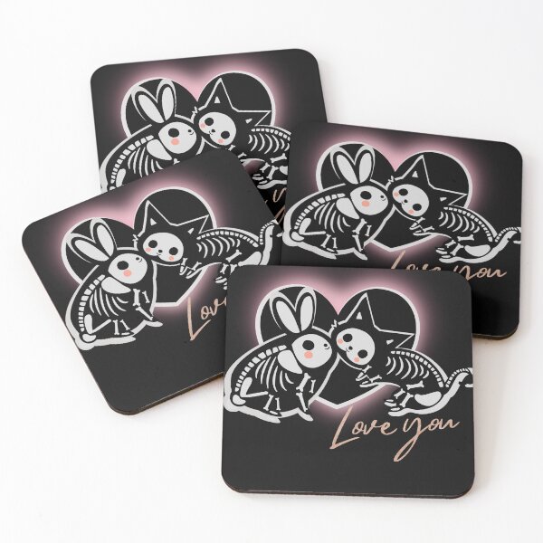 Item preview, Halloween- cat and rabbit are happy designed and sold by Betinka.