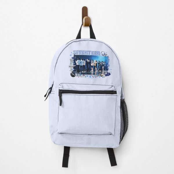 Item preview, Seventeen Blue: Collage de grupos de K-Pop designed and sold by AJUNICE STUDIO.