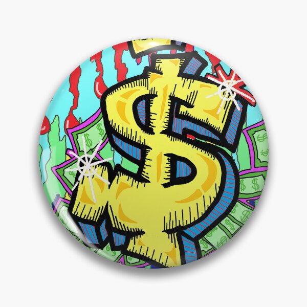 Item preview, graffiti Cash Dollar Pop Art designed and sold by LowEndGraphics.