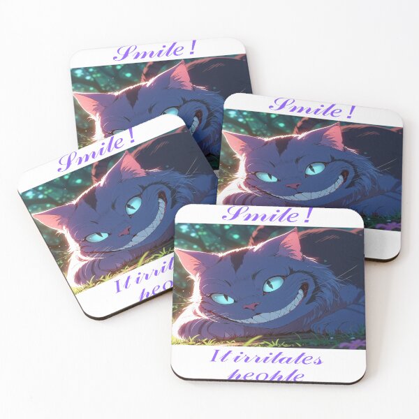 Item preview, Cheshire Cat's Mischievous Smile with Quote designed and sold by AlexanderSV1981.