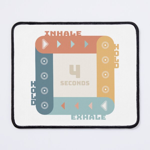 Item preview, Square Breathing Technique - therapy tool -  designed and sold by StuckOnGood.
