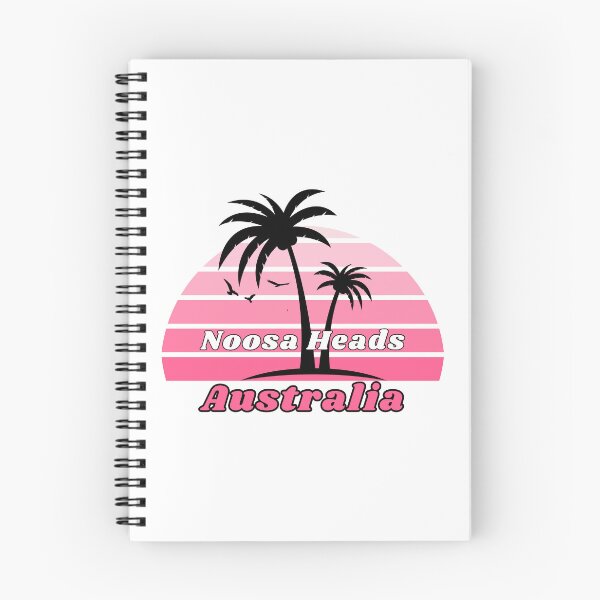 Item preview, Retro Cool Noosa Heads Beach Australia Palm Tree at Sunset Souvenirs designed and sold by karmdaf.