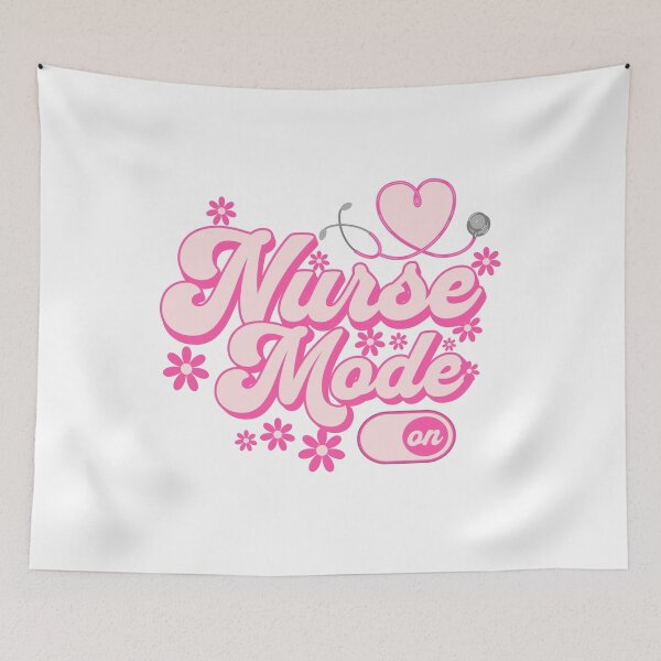Item preview, Nurse Mode On - Cute & Fun Nursing Design for Healthcare Heroes designed and sold by inkframe.