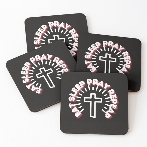 Item preview, Eat Sleep Pray Repeat  designed and sold by Kelli Campbell.