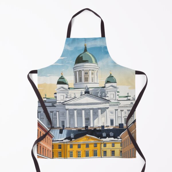 Item preview, Helsinki Vintage Travel Poster designed and sold by TravelerRat.