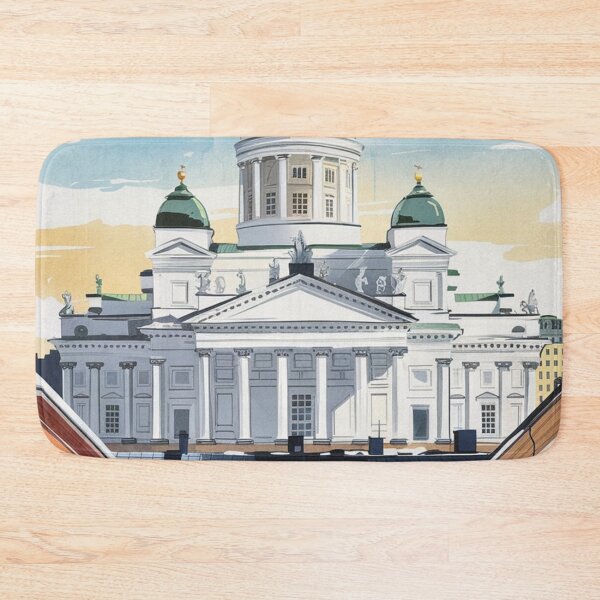 Item preview, Helsinki Vintage Travel Poster designed and sold by TravelerRat.