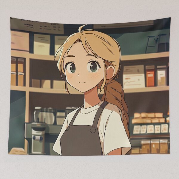 Item preview, Waitress | Anime style designed and sold by ComicsFactory.