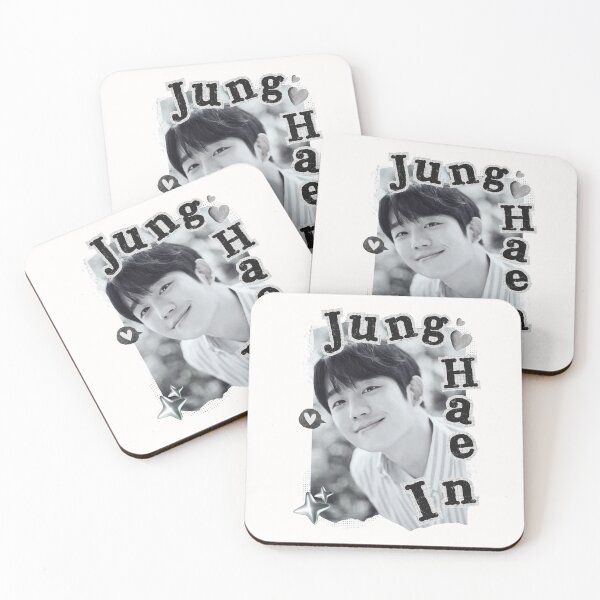 Item preview, Jung Hae-in Collage: Timeless Black and White Portrait designed and sold by AJUNICE STUDIO.