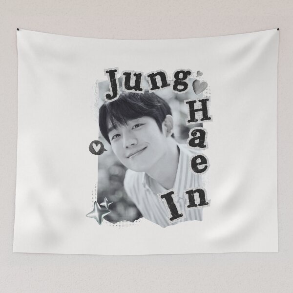 Item preview, Jung Hae-in Collage: Timeless Black and White Portrait designed and sold by AJUNICE STUDIO.