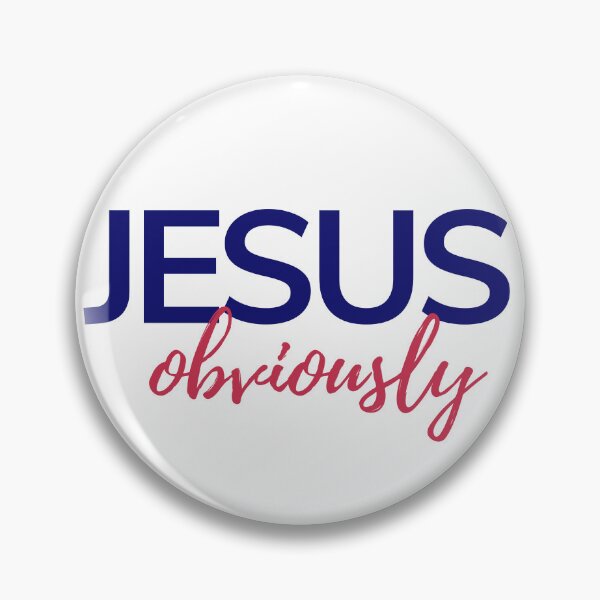 Item preview, Jesus Obviously, blue designed and sold by Redeemed365.