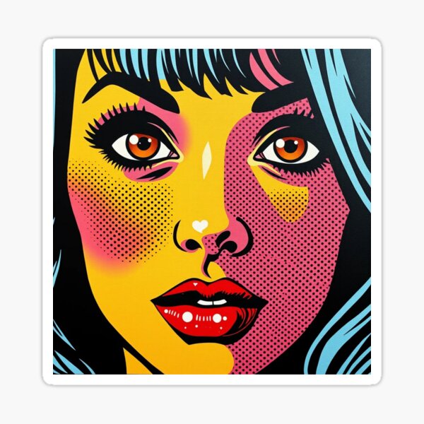 Item preview, Vibrant Female Face designed and sold by artbysunni.