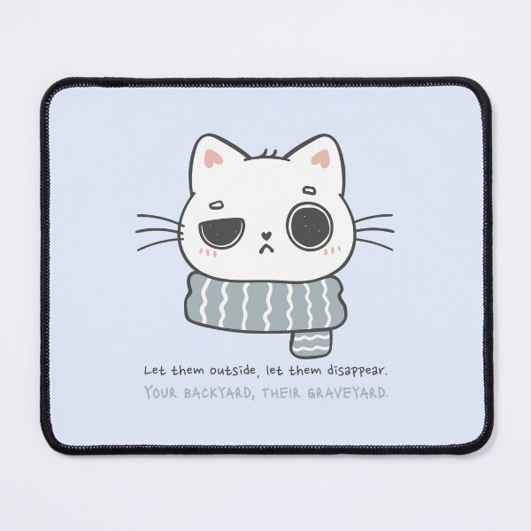 Item preview, Outdoor Cat #catindoor #catcare #catsafety #catoutdoors #outdoorcat designed and sold by Anna Halasek.