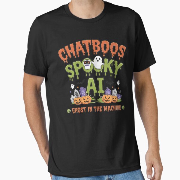 Item preview, Halloween Chatbot AI Funny Spooky Ghost In Machine Memes designed and sold by 100xGifts.
