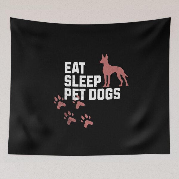 Item preview, eat sleep pet dogs designed and sold by jadocen.