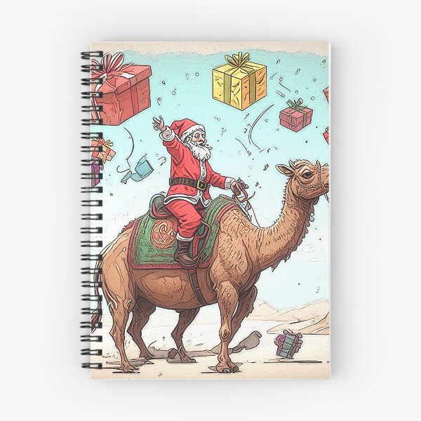 Item preview, camel santa 2024 tileartwork designed and sold by tileartwork.