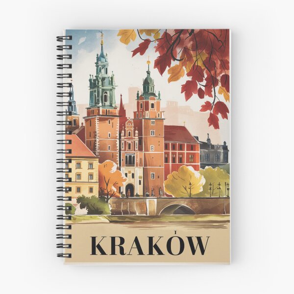 Item preview, Krakow Vintage Travel Poster designed and sold by TravelerRat.