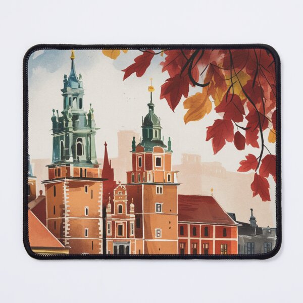 Item preview, Krakow Vintage Travel Poster designed and sold by TravelerRat.
