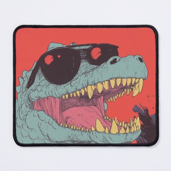 Item preview, Cool T-Rex in Shades - Retro Cartoon Style designed and sold by DrRoza.
