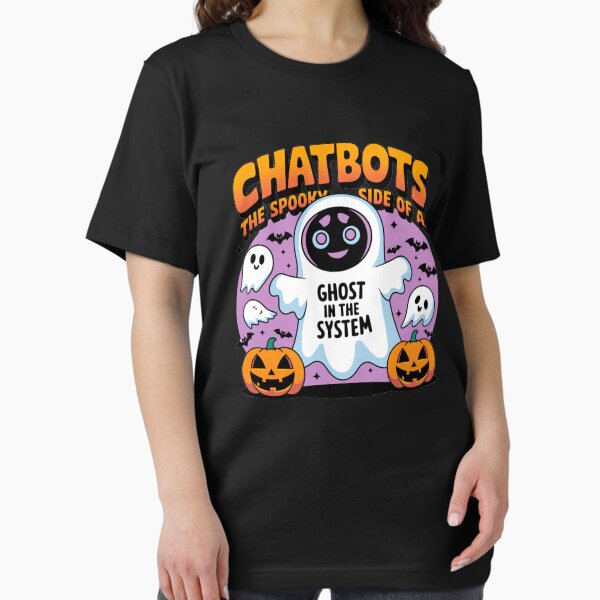 Item preview, Halloween Chatbot AI Funny Spooky Ghost In Machine Memes designed and sold by 100xGifts.