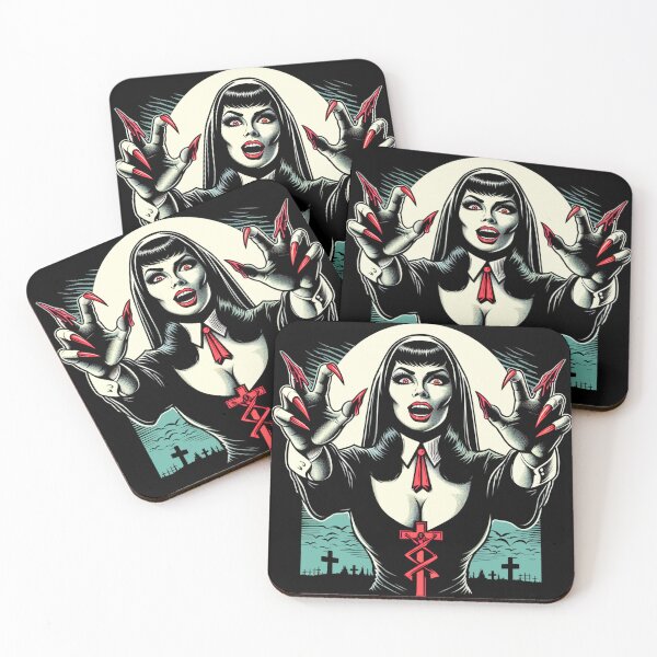 Item preview, Hot Vampire Woman designed and sold by PulpVintage.