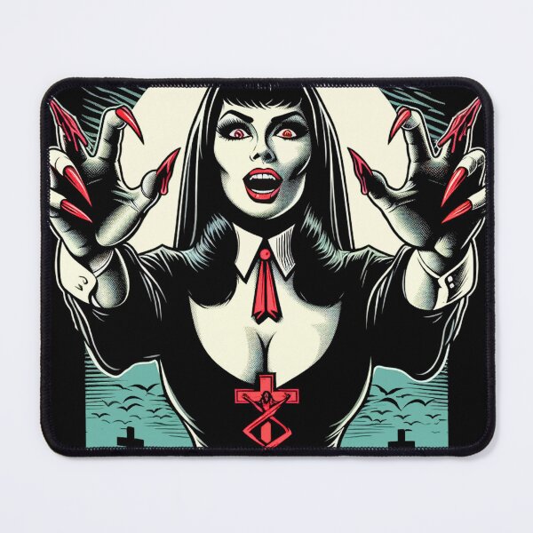 Item preview, Hot Vampire Woman designed and sold by PulpVintage.