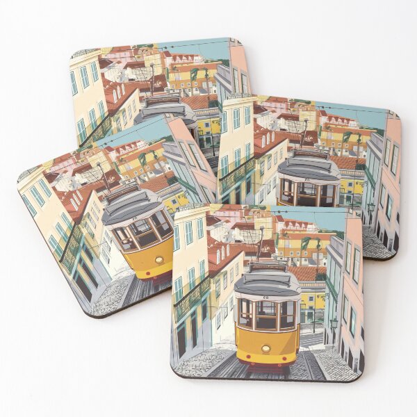 Item preview, Cartel de viaje vintage de Lisboa designed and sold by TravelerRat.