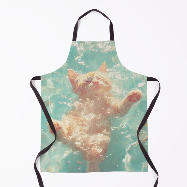 Item preview, Kitty Poolside Chill designed and sold by Canary-Vice.