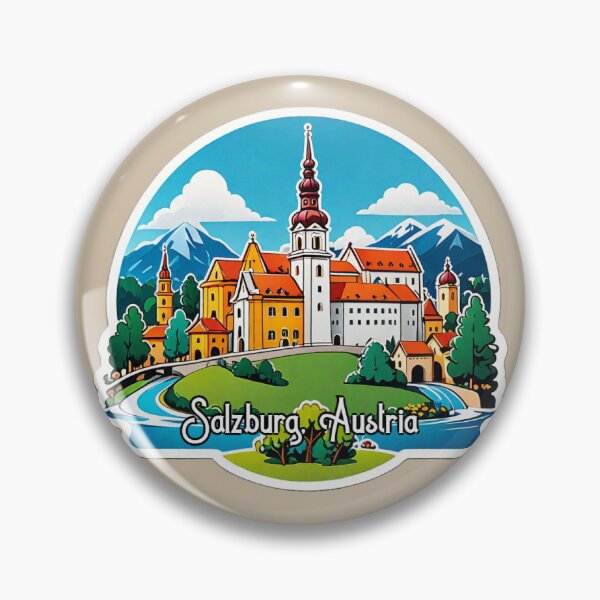 Item preview, Salzburg Austria Sticker designed and sold by Devo07.