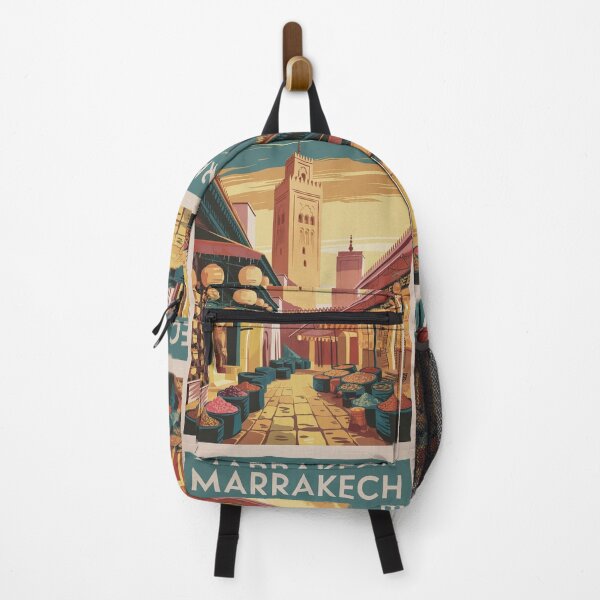 Item preview, Marrakech Vintage Travel Poster designed and sold by TravelerRat.