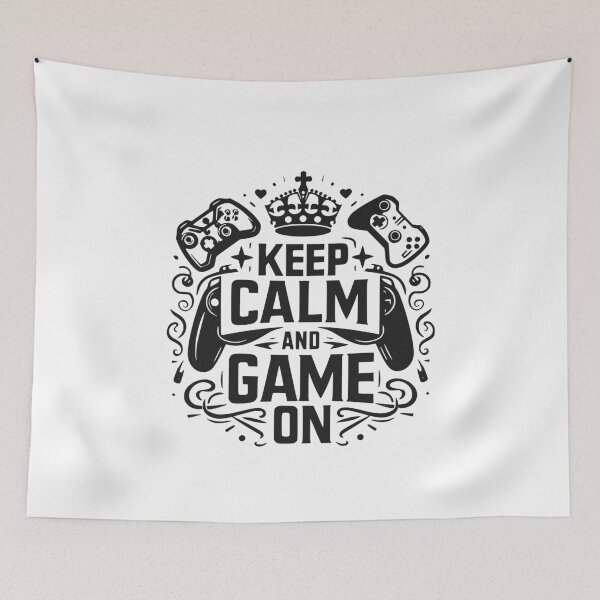 Item preview, Keep Calm and Game On designed and sold by Frank Ring.