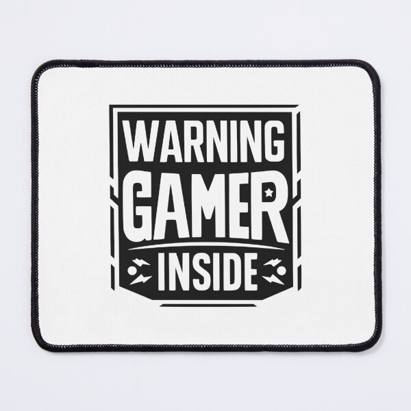 Item preview, Warning Gamer Inside designed and sold by Frank Ring.
