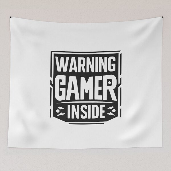 Item preview, Warning Gamer Inside designed and sold by Frank Ring.