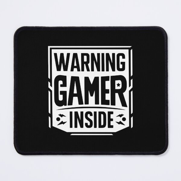 Item preview, Warning Gamer Inside designed and sold by Frank Ring.