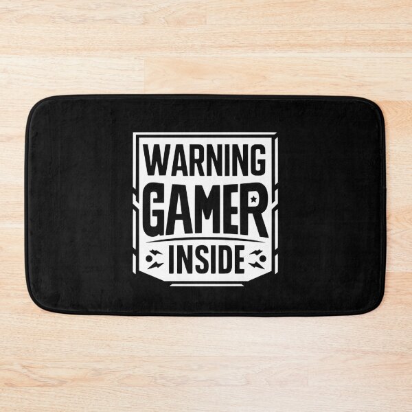 Item preview, Warning Gamer Inside designed and sold by Frank Ring.