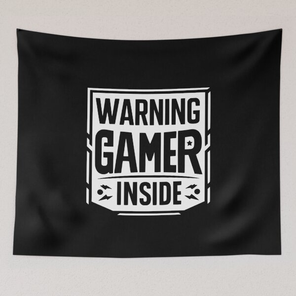 Item preview, Warning Gamer Inside designed and sold by Frank Ring.