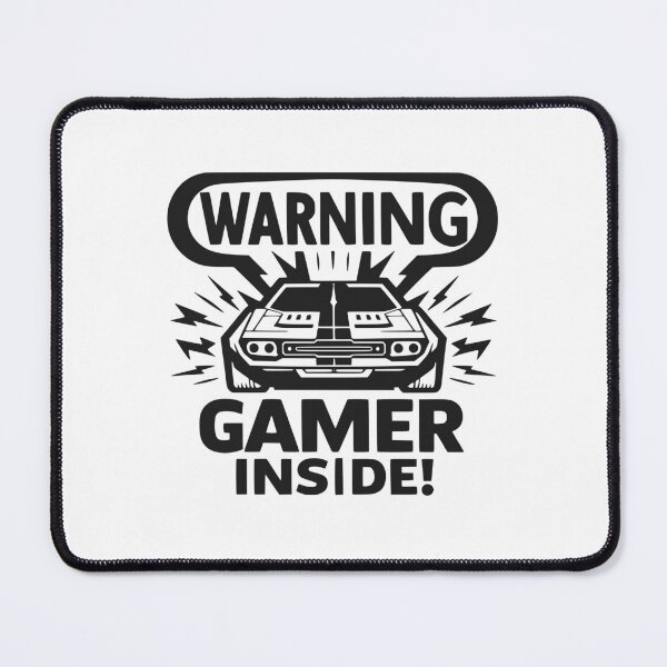 Item preview, Warning Gamer Inside designed and sold by Frank Ring.