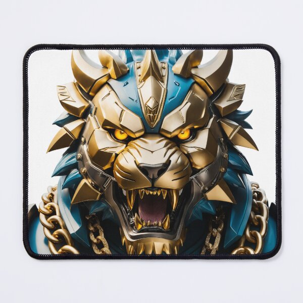 Item preview, Gold Mecha Lion designed and sold by PopOptikal.