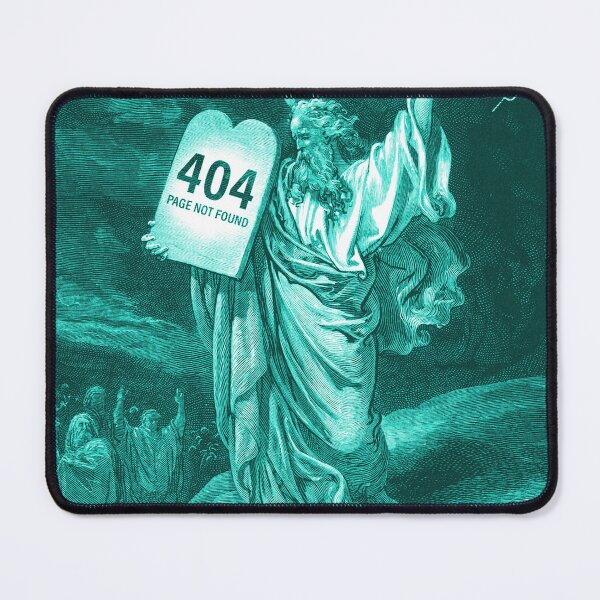 Item preview, Moses and the 404 page not found designed and sold by ANIVERDOO.