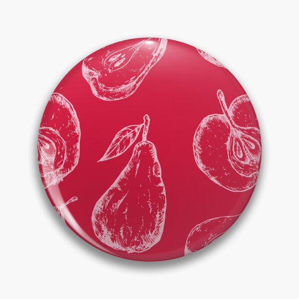 Item preview, Vintage Pear and Apple Pattern designed and sold by bowsbotanicals.