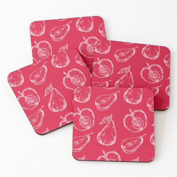 Item preview, Vintage Pear and Apple Pattern designed and sold by bowsbotanicals.