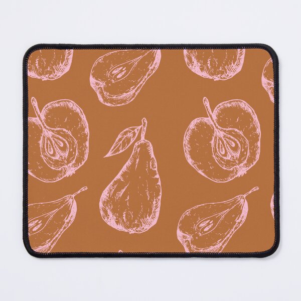 Item preview, Vintage Fruit Outline - Brown and Pink designed and sold by bowsbotanicals.