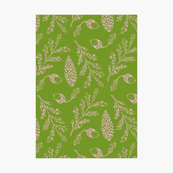 Item preview, Vintage Christmas Pine Cone Outline designed and sold by bowsbotanicals.