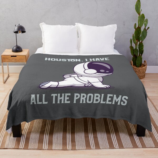 Item preview, Houston I Have All The Problems T-Shirts Hoodies Funny Astronaut Space Humorous Chronic Mental Illness Tees designed and sold by ChronicillnessT.